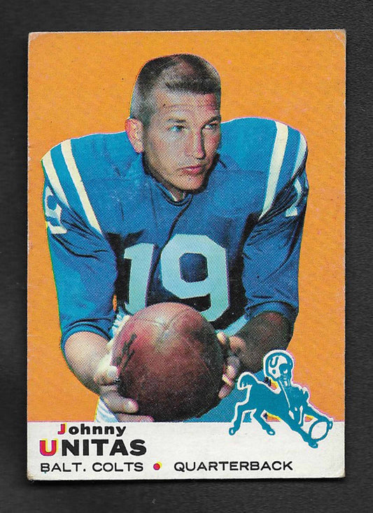 Unitas, Johnny 1969 Topps HOF #25