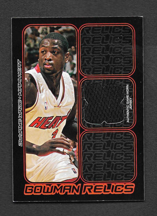 Wade, Dwyane 2006 Bowman relic jersey #brdw