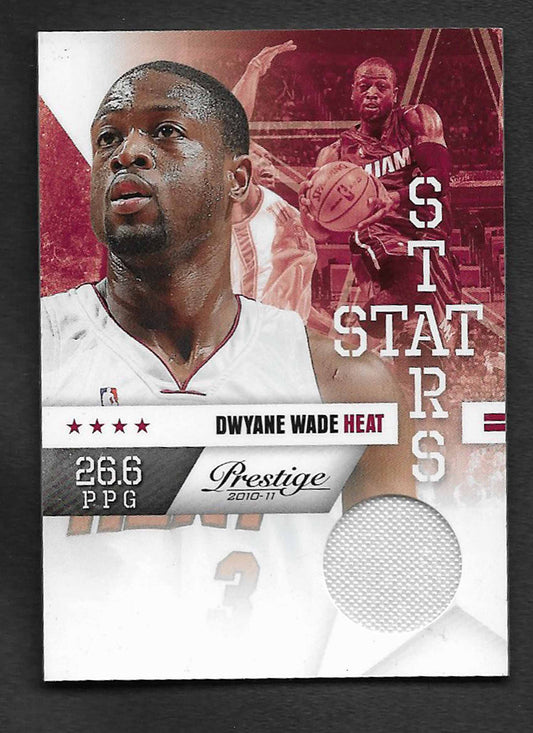 Wade, Dwyane 2010 Prestige stat stars jersey 42/249 #5