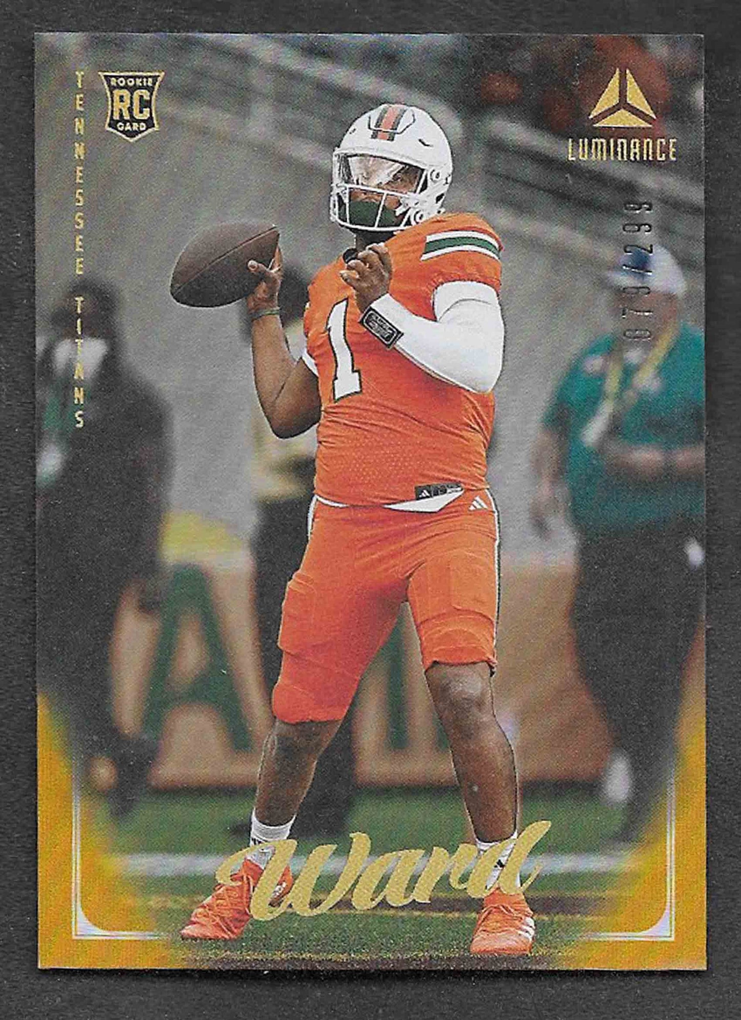 Ward, Cam 2025 Panini Luminance gold 79/299 #101 ROOKIE TITANS