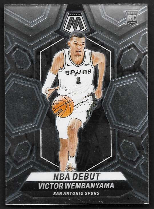 Wembanyama, Victor 2023 Panini Mosaic NBA Debut #257  ROOKIE SPURS