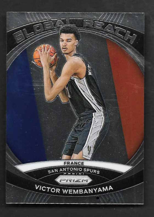 Wembanyama, Victor 2023 Prizm global reach #2  ROOKIE SPURS