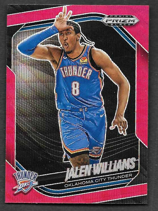Williams, Jalen 2024 Prizm black ruby wave #15  THUNDER