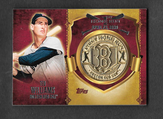Williams, Ted 2015 Topps HOF Commemorative Medallion #fhrm-tw