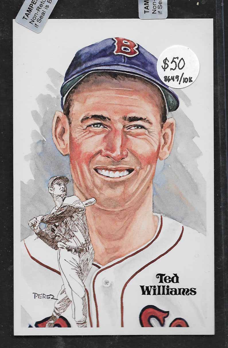 Williams, Ted 1981 Perez-Steele postcards #104  RED SOX
