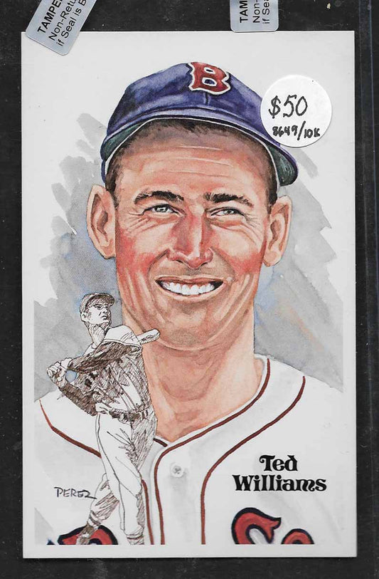 Williams, Ted 1981 Perez-Steele postcards #104  RED SOX