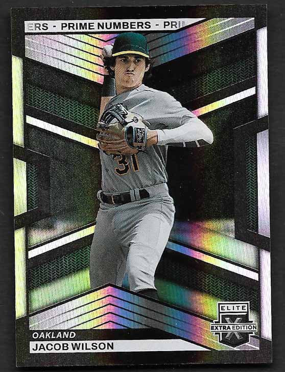 Wilson, Jacob 2025 Donruss Elite Extra Prime Numbers 83/200 #11  ROOKIE ATHLETICS