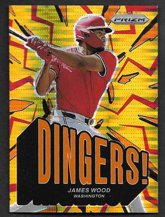 Wood, James 2025 Prizm dingers 107/399 #10  ROOKIE NATIONALS