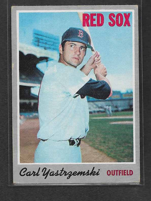 Yastrzemski, Carl 1970 Topps HOF #10  RED SOX