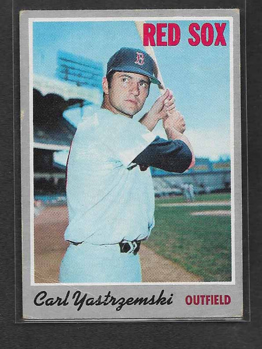 Yastrzemski, Carl 1970 Topps HOF #10  RED SOX