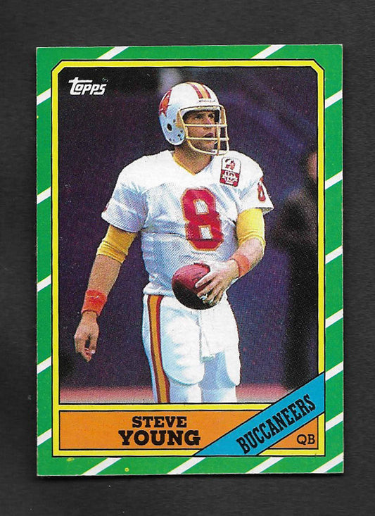 Young, Steve 1986 Topps HOF #374
