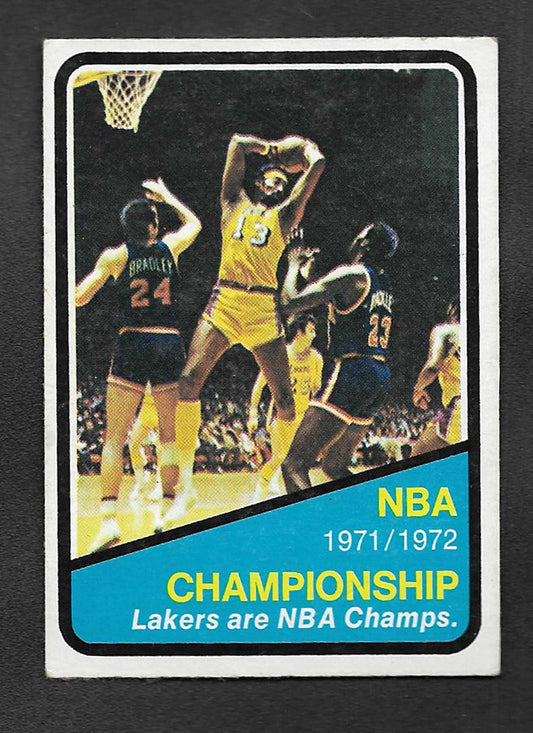 Chamberlain, Wilt 1972 Topps nba championship #159